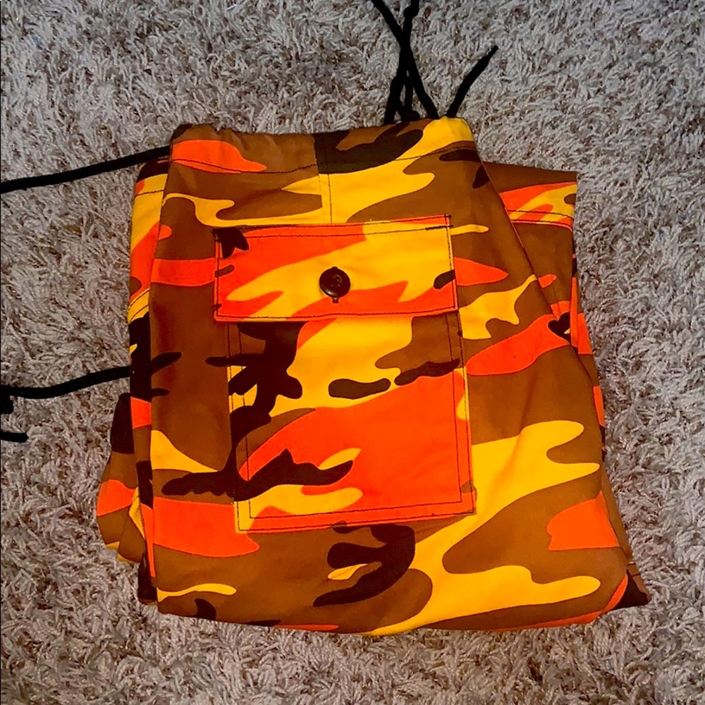 Rothco Orange Camo Pants NWOT